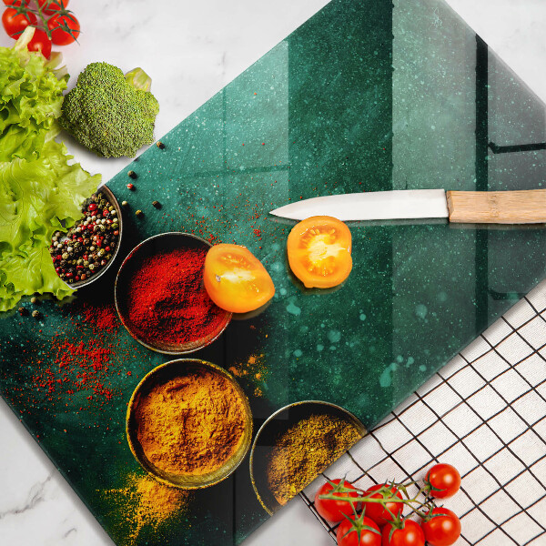 Glas Herdabdeckplatte Orientalische Gewürze