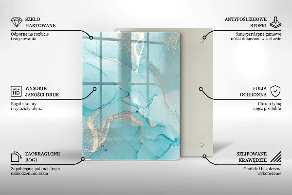 Glas Herdabdeckplatte Osterdekorationen
