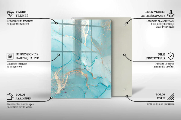 Glas Herdabdeckplatte Osterdekorationen