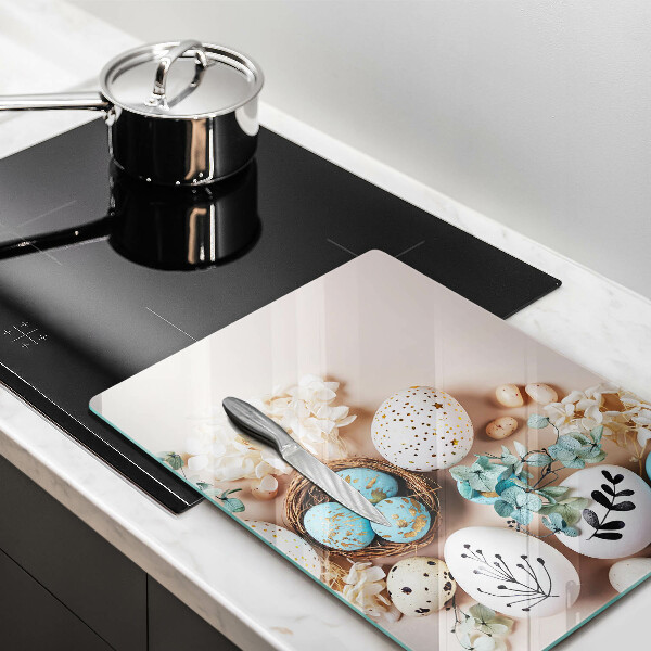 Glas Herdabdeckplatte Osterdekorationen