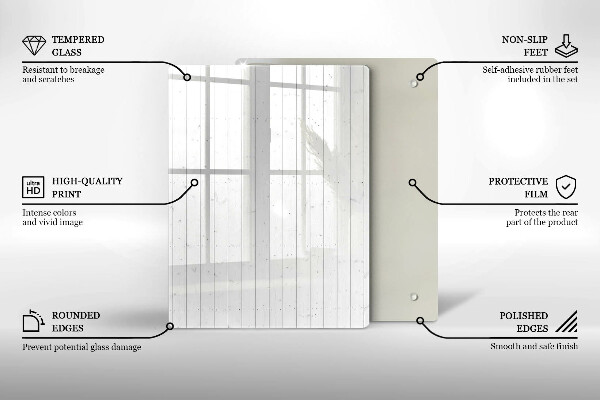 Glas Herdabdeckplatte Feiertagsfrüchte