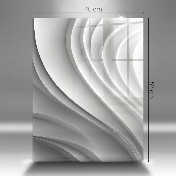 Glas Herdabdeckplatte Geometrische Linien