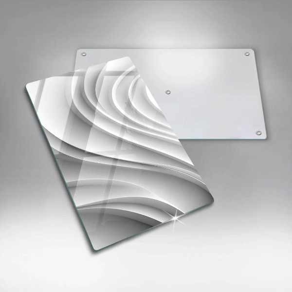 Glas Herdabdeckplatte Geometrische Linien