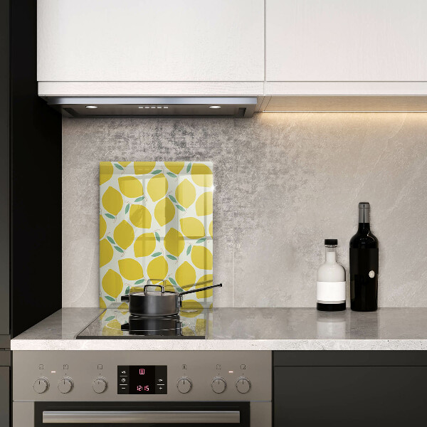 Glas Herdabdeckplatte Cartoon-Zitronen