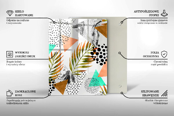 Glas Herdabdeckplatte Blauer und goldener Marmor