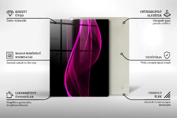 Glas Herdabdeckplatte Italienische Zutaten und Gewürze