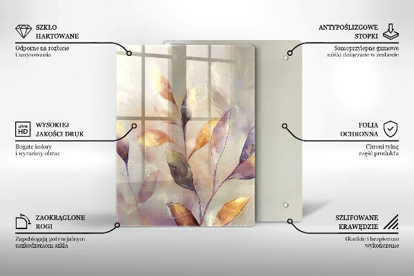 Glas Herdabdeckplatte Gemüse auf dem Tisch