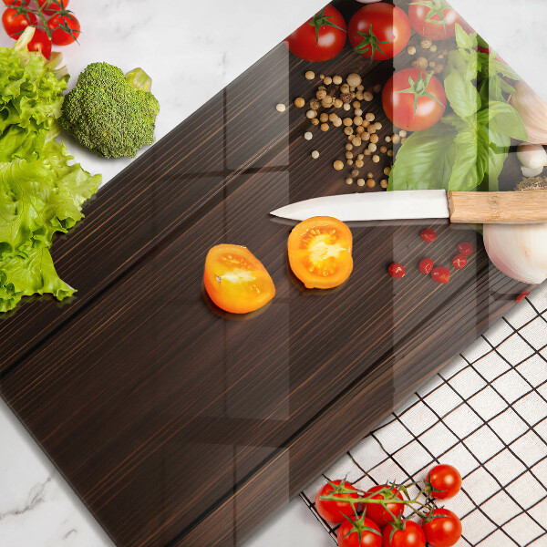 Glas Herdabdeckplatte Gemüse auf dem Tisch