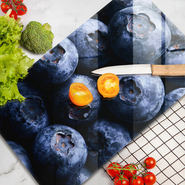 Glas Herdabdeckplatte Nahaufnahme von Beeren