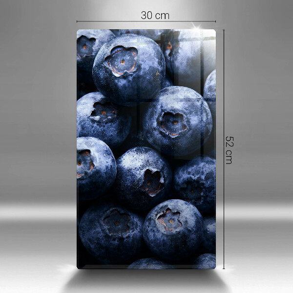 Glas Herdabdeckplatte Nahaufnahme von Beeren