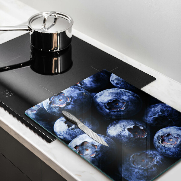 Glas Herdabdeckplatte Nahaufnahme von Beeren