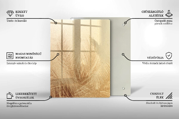 Glas Herdabdeckplatte Nüsse auf weißem Hintergrund
