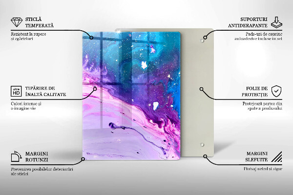 Glas Herdabdeckplatte Grünes Obst und Gemüse