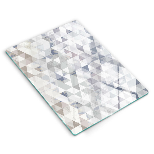 Glas Ceranfeldabdeckung Spritzschutz Dreiecksmuster