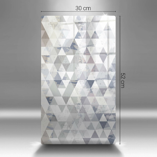 Glas Ceranfeldabdeckung Spritzschutz Dreiecksmuster