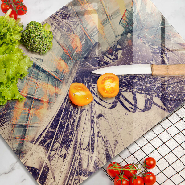 Glas Herdabdeckplatte Moderne Komposition