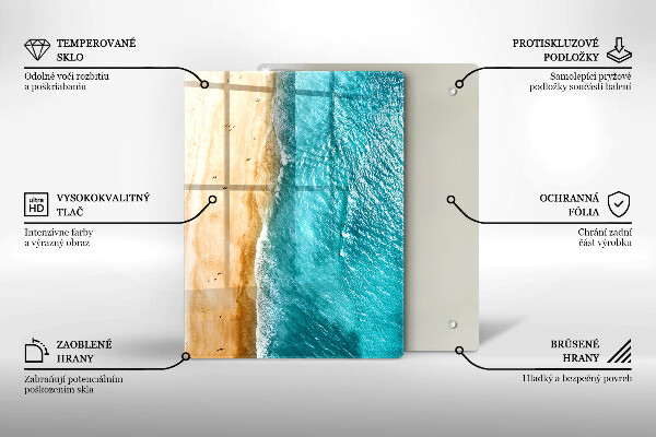 Glas Herdabdeckplatte Moderne Komposition