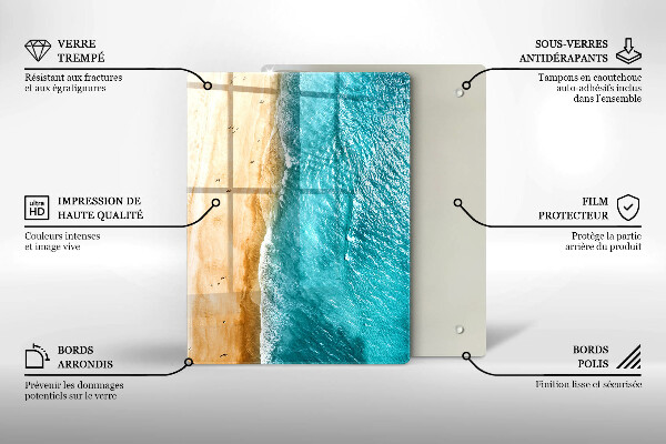 Glas Herdabdeckplatte Moderne Komposition