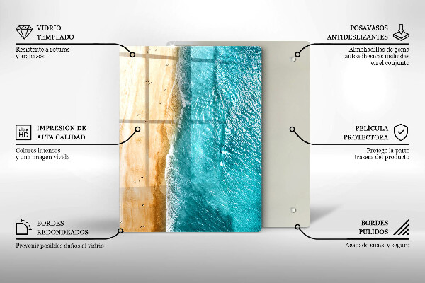 Glas Herdabdeckplatte Moderne Komposition