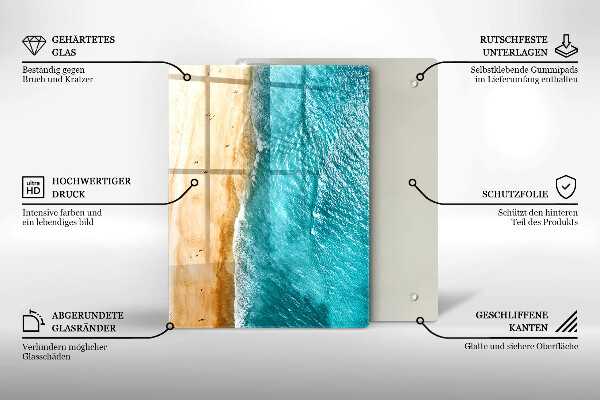 Glas Herdabdeckplatte Moderne Komposition