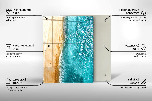 Glas Herdabdeckplatte Moderne Komposition