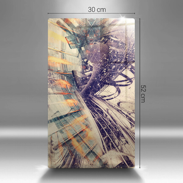 Glas Herdabdeckplatte Moderne Komposition