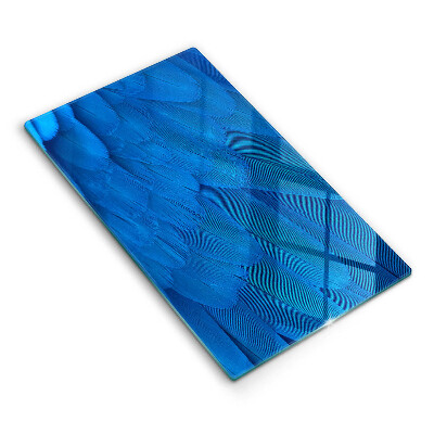 Glas Ceranfeldabdeckung Spritzschutz Vogelfedern