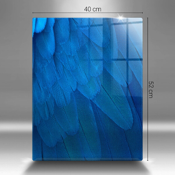 Glas Ceranfeldabdeckung Spritzschutz Vogelfedern