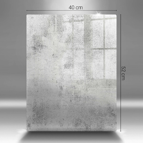 Glas Herdabdeckplatte Betonstruktur