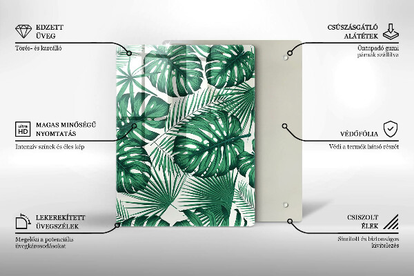 Glas Herdabdeckplatte Betonstruktur