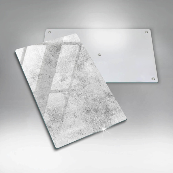 Glas Herdabdeckplatte Betonstruktur