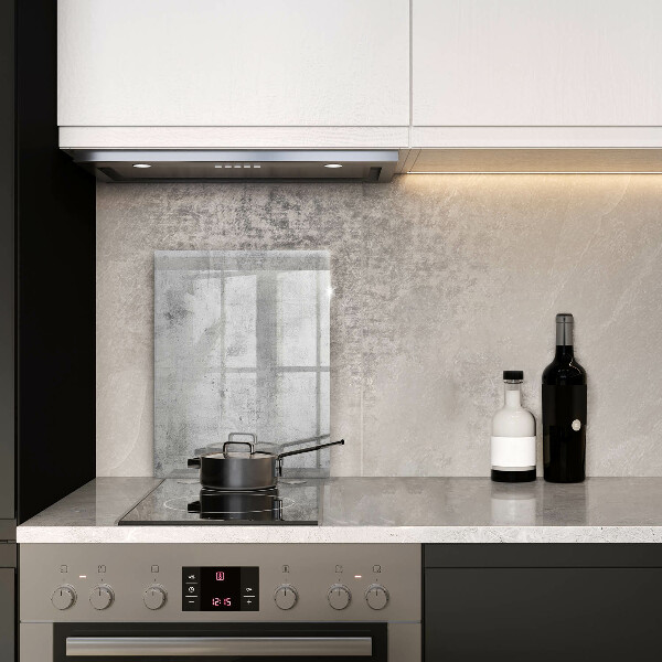 Glas Herdabdeckplatte Betonstruktur