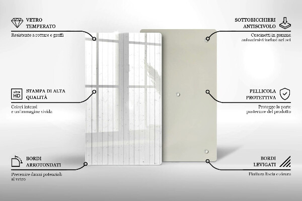 Glas Herdabdeckplatte Moderne helle Tafeln