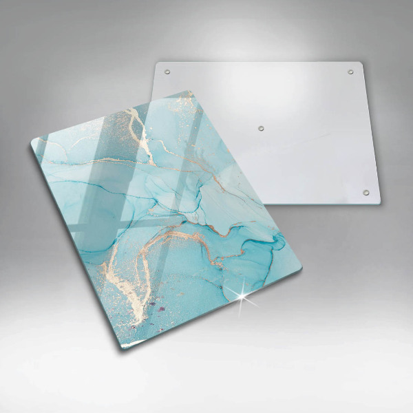 Glas Herdabdeckplatte Steinabstraktion