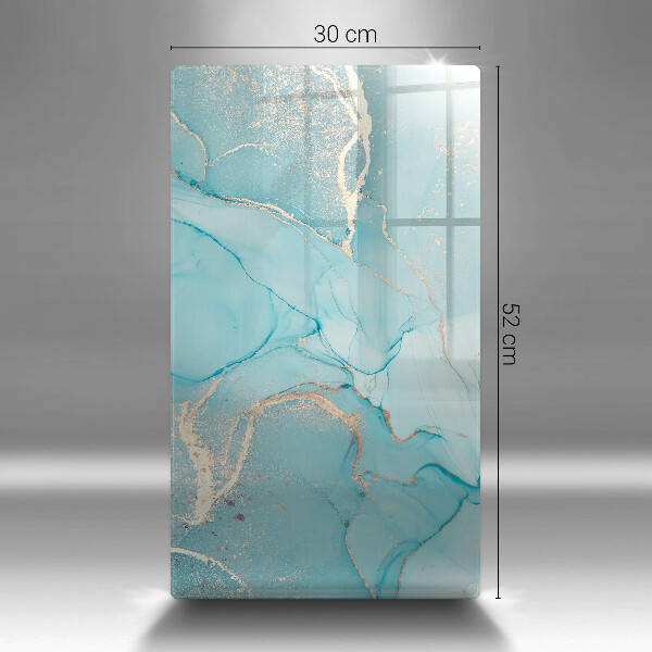 Glas Herdabdeckplatte Steinabstraktion