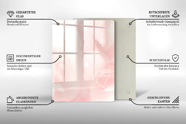Glas Herdabdeckplatte Moderner Marmor