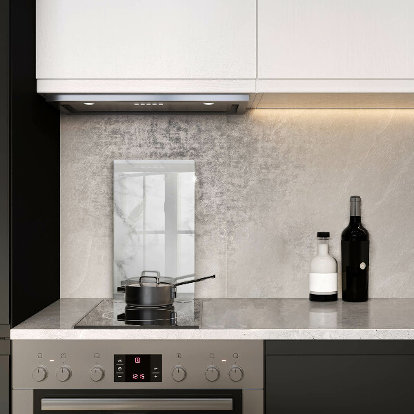 Glas Herdabdeckplatte Moderner Marmor