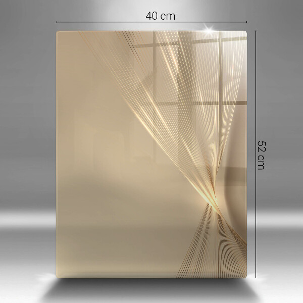 Glas Herdabdeckplatte Moderne Abstraktion