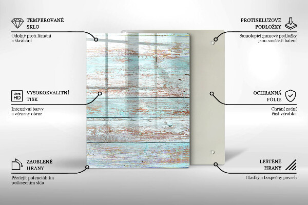 Glas Herdabdeckplatte Moderne Abstraktion