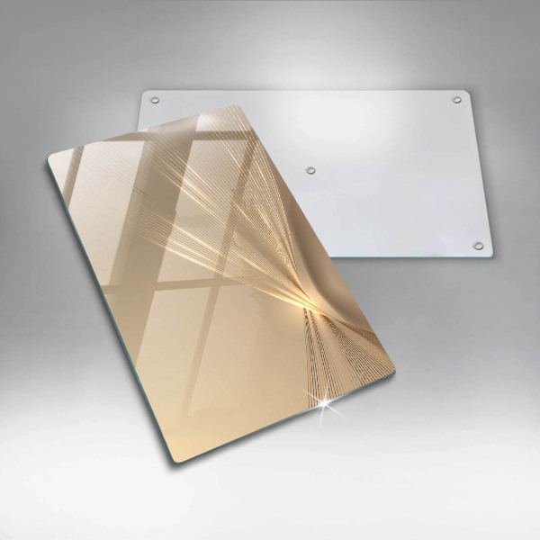 Glas Herdabdeckplatte Moderne Abstraktion