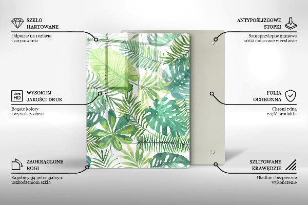 Glas Ceranfeldabdeckung Spritzschutz Strandufer und Meer