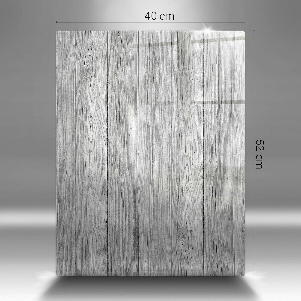 Glas Ceranfeldabdeckung Spritzschutz Alte Holzbretter