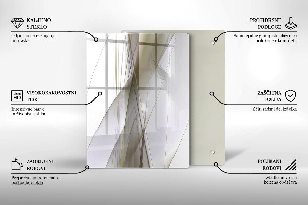 Glas Ceranfeldabdeckung Spritzschutz Strukturabstraktionshintergrund