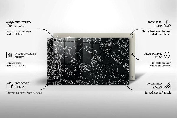 Glas Herdabdeckplatte Küchenzubehör