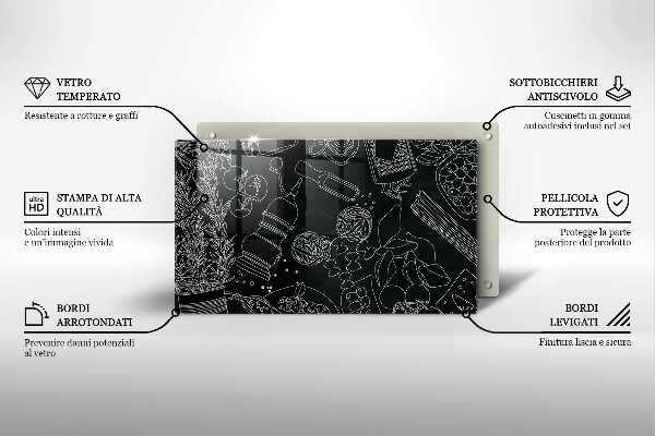 Glas Herdabdeckplatte Küchenzubehör