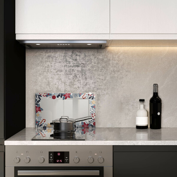 Glas Herdabdeckplatte Weihnachtsdekorationen