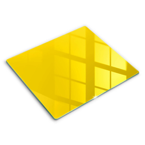 Glas Ceranfeldabdeckung Gelb