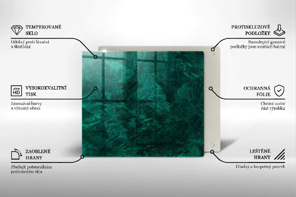 Glas Herdabdeckplatte Steinhintergrundtextur