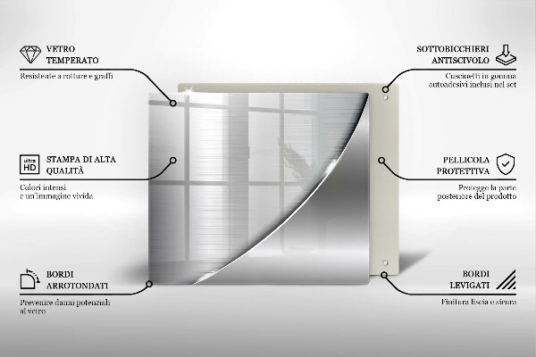 Glas Herdabdeckplatte Metallformen