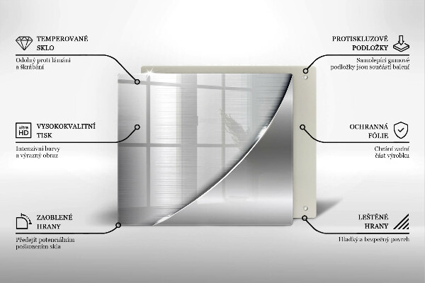 Glas Herdabdeckplatte Metallformen